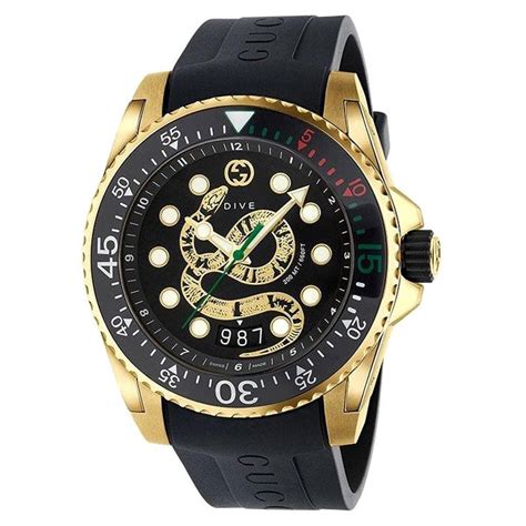 gucci watch snake face|Gucci snake watch men's.